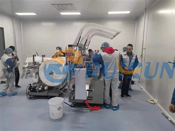 Proyecto exitoso para la máquina de toallitas húmedas RRW-250H